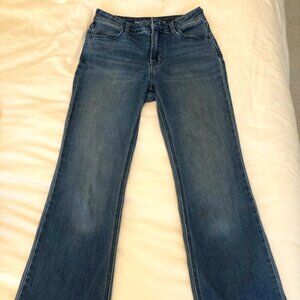 Old Navy Dark Wash High Rise Wow Flare Jeans.